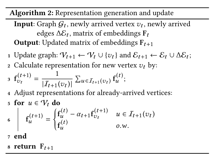 论文阅读 Real-Time Streaming Graph Embedding Through Local Actions 11